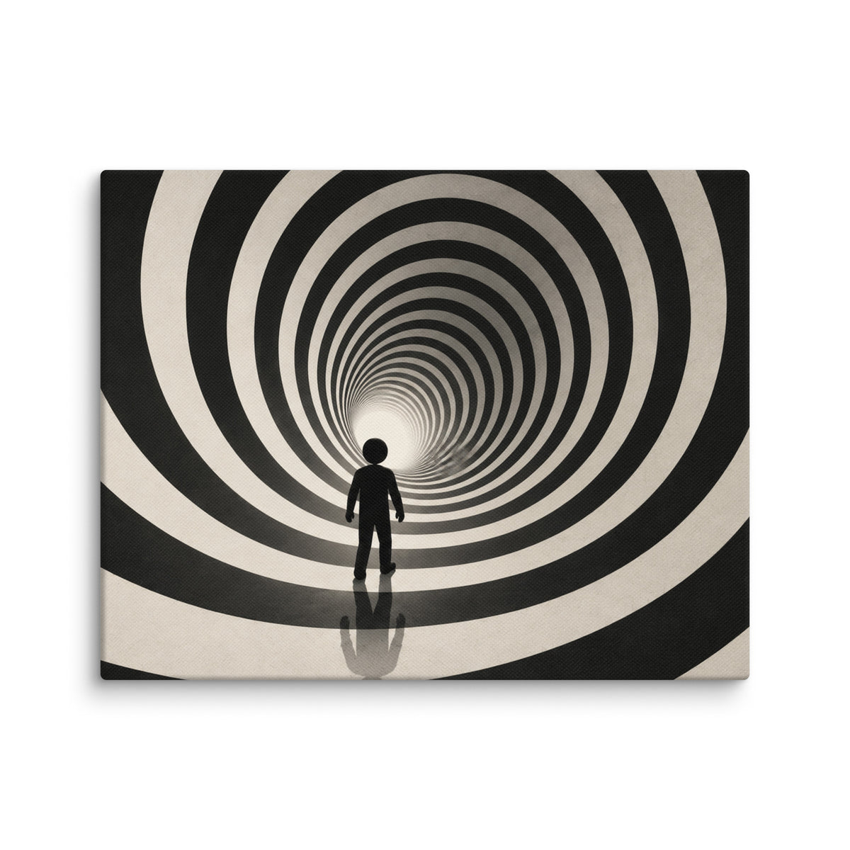 CENTERLINE — 14 × 11 in canvas. Wall mockup.